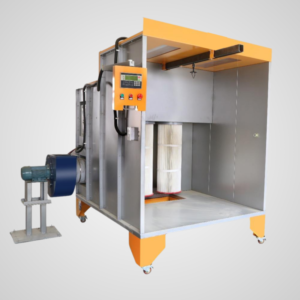 Closed Manual Powder Coating Spray Booth for sale